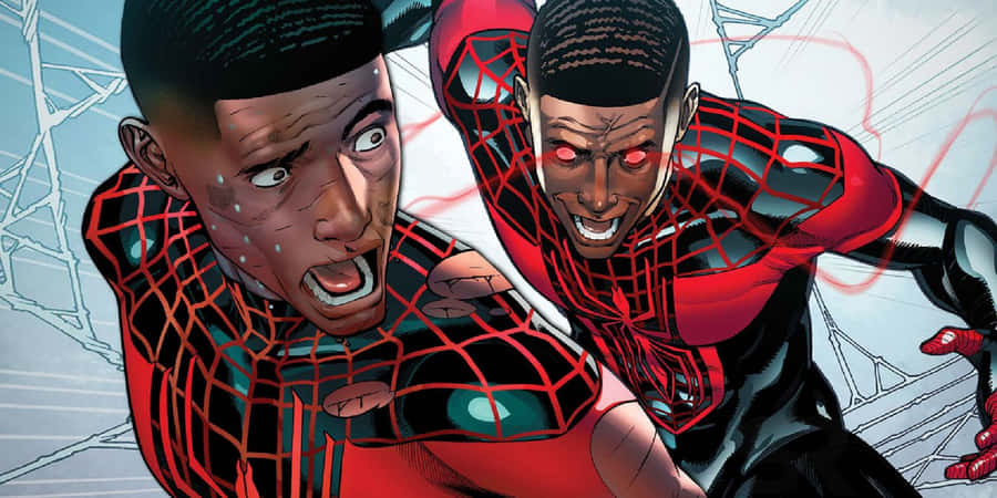 Miles Morales Clone Saga Showdown Wallpaper