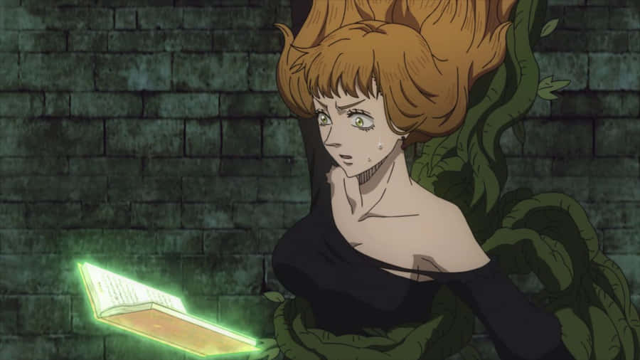 Mimosa Vermillion Magic Book Wallpaper