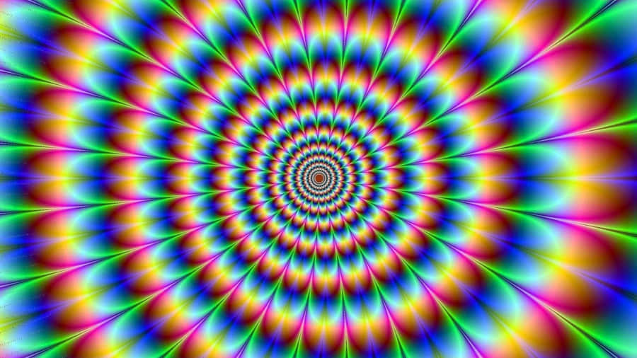 Mind-bending Optical Illusion In Black And White Wallpaper