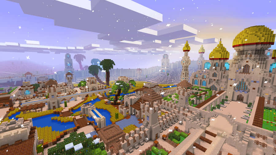 Minecraft Adventure Awaits Wallpaper