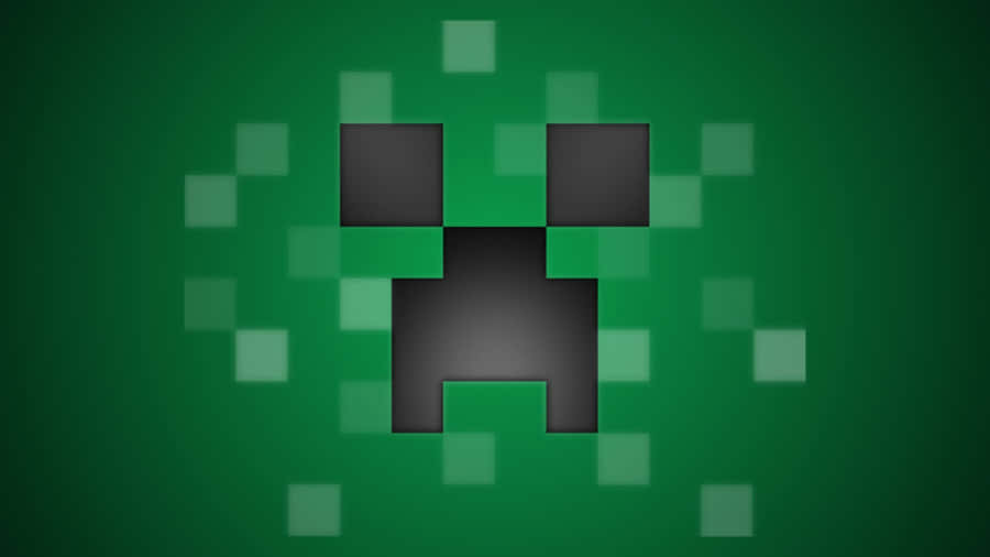 Minecraft Creeper Face Background Wallpaper