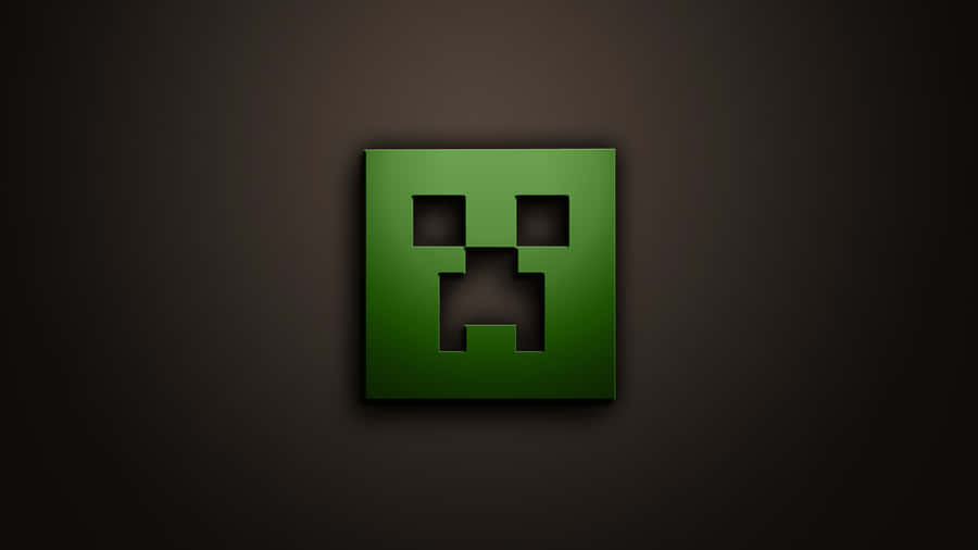 Minecraft Creeper Face Icon Wallpaper