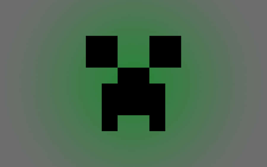 Minecraft Creeper Face Icon Wallpaper