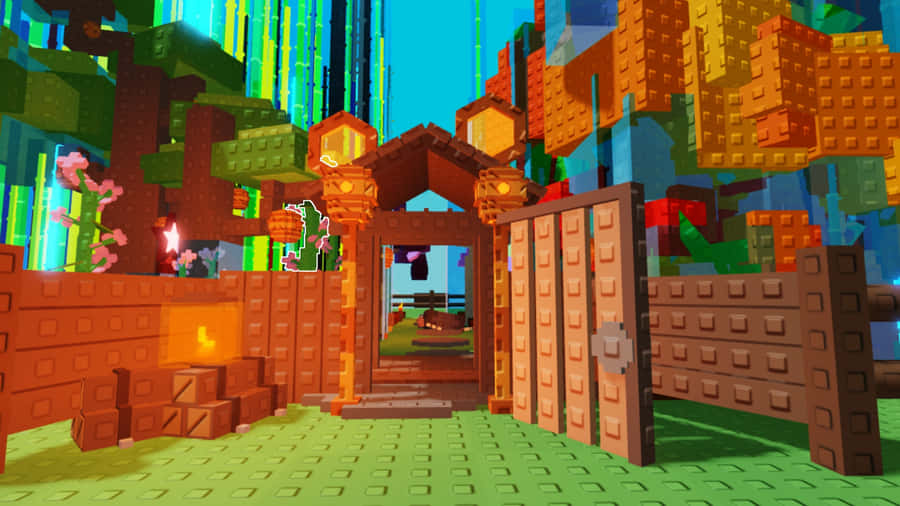 Minecraft Garden Design Ideas Wallpaper