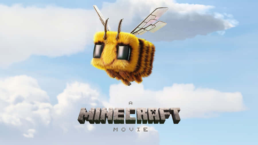 Minecraft Movie Bee Character Wallpaper