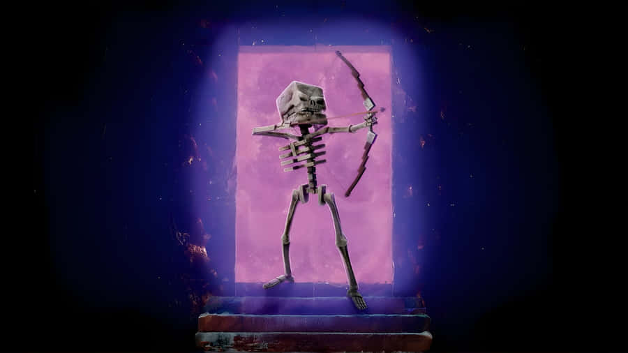 Minecraft Movie Skeleton Archer Wallpaper