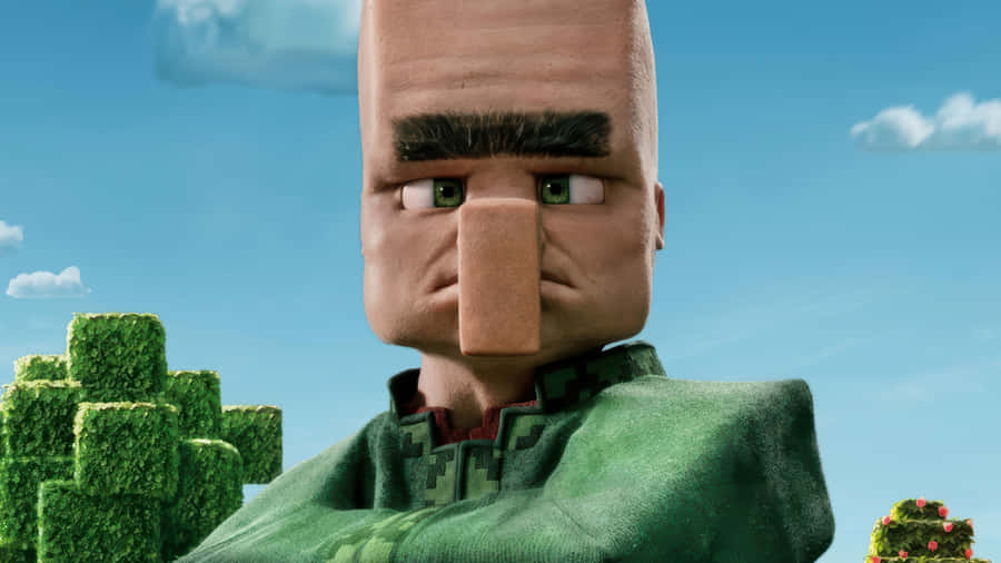 Minecraft Movie Villain Close Up Wallpaper