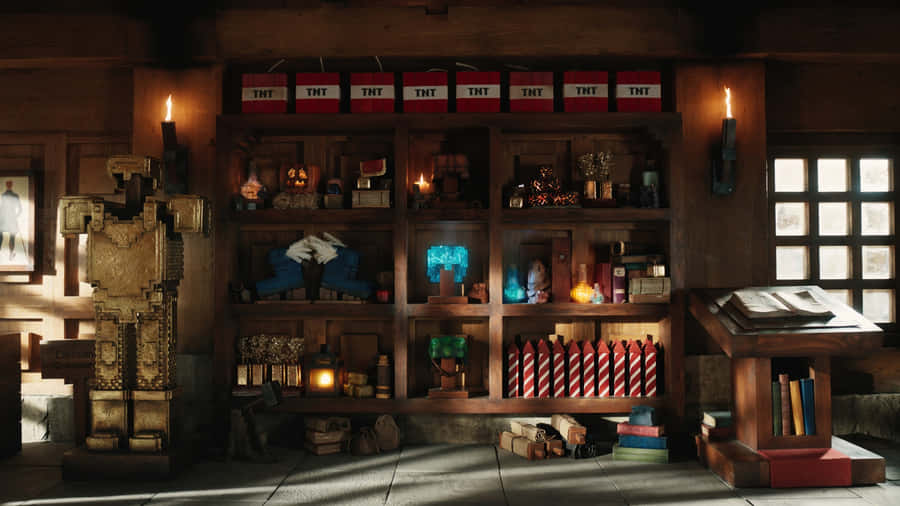 Minecraft Movie Workshop Wallpaper