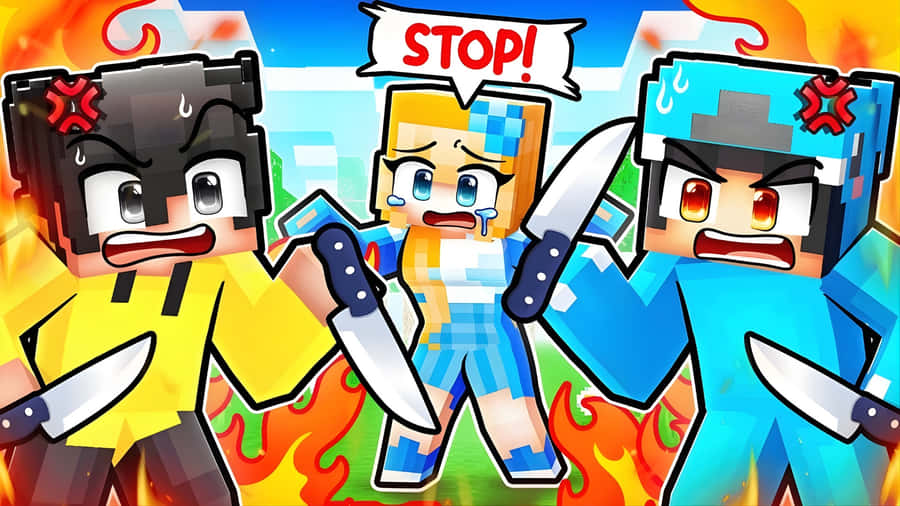 Minecraft Omz Drama Scene Wallpaper