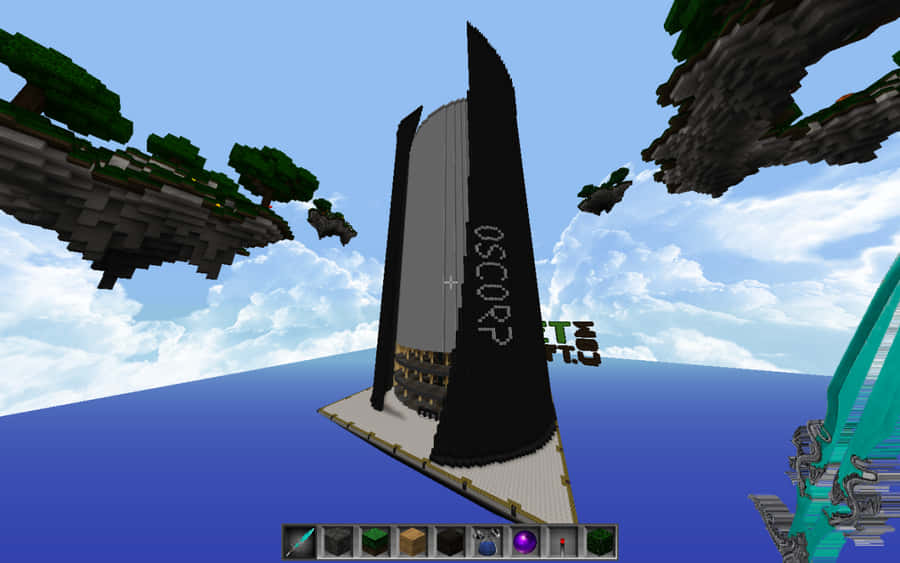 Minecraft Oscorp Tower Build Wallpaper