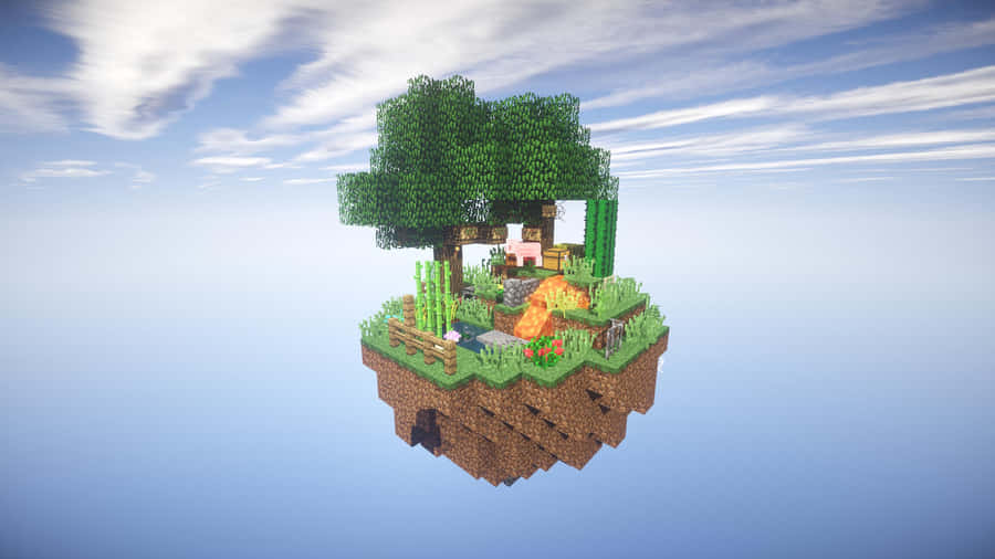 Minecraft Sky Block Adventure! Wallpaper