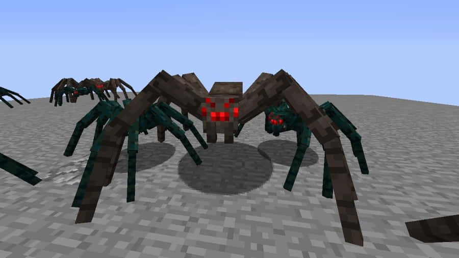 Minecraft Spider 1920 X 1080 Wallpaper Wallpaper
