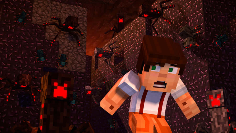 Minecraft Story Mode Adventure Awaits Wallpaper