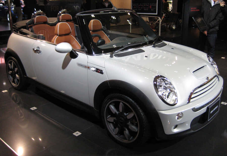Mini Cooper S Convertible Cruising In Style Wallpaper