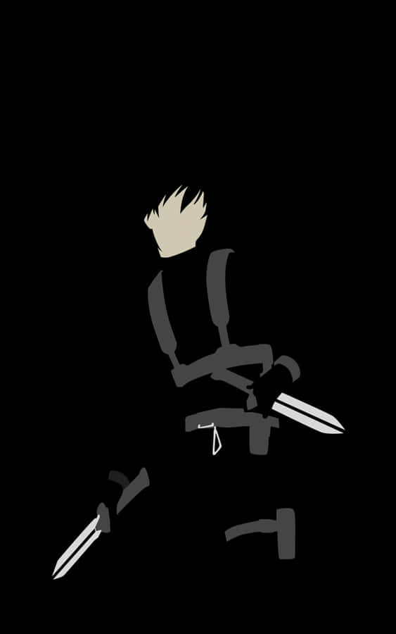 Minimal Anime Darken Than Black Wallpaper