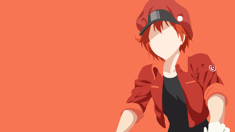 Minimal Art Cells At Work Rbc Wallpaper