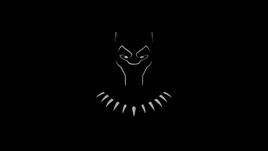 Minimal Black Panther 4k Ultra Hd Dark Wallpaper