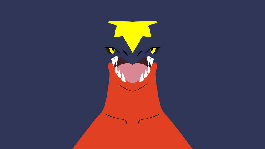 Minimal Garchomp Pokemon Wallpaper