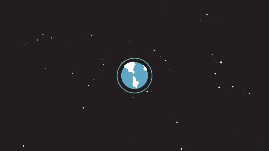 Minimal Tiny Earth Wallpaper