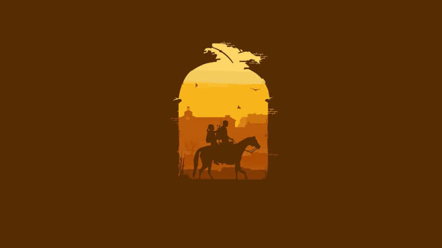 Minimalist Animal Illustration Wallpaper