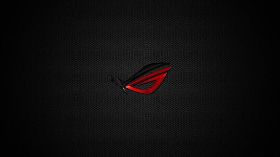 Minimalist Asus Rog On Black Wallpaper
