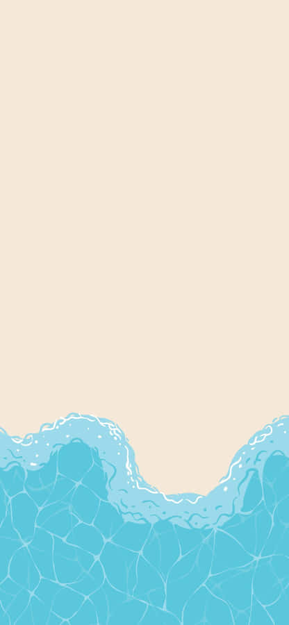 Minimalist Beach View Wallpaper