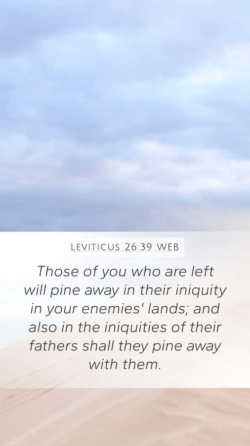 Minimalist Bible Verse Design Concept Wallpaper