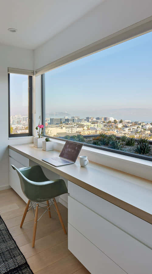 Minimalist Blue Geometric Wallpaper Wallpaper