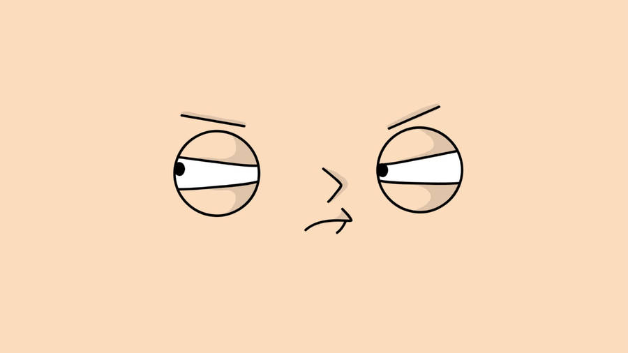 Minimalist Family Guy Stewie's Face Wallpaper