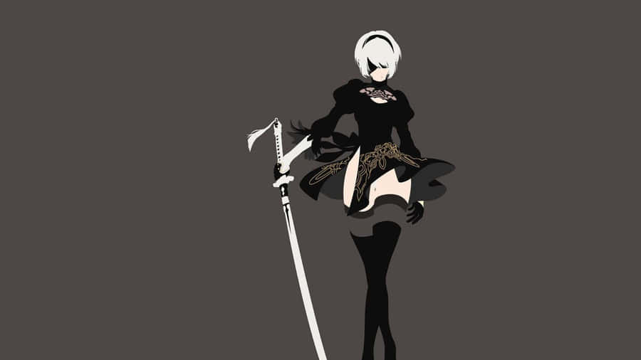 Minimalist Game Environment Wallpaper