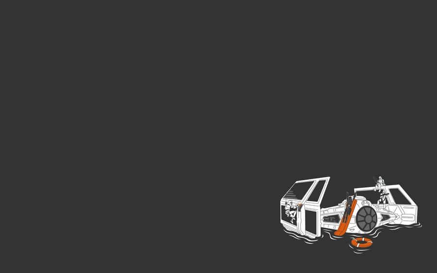 Minimalist Geek - Optimizing Your Tech Efficiency Wallpaper