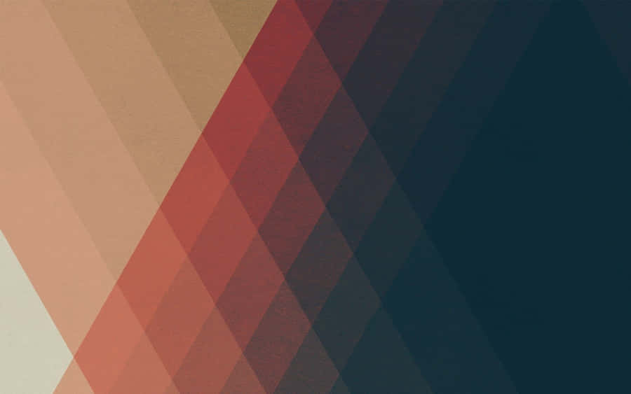 Minimalist Geometric Shapes On A Gradient Background Wallpaper