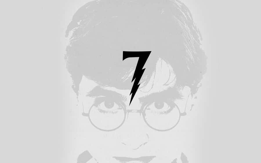 Minimalist Harry Potter Lightning Scar Wallpaper