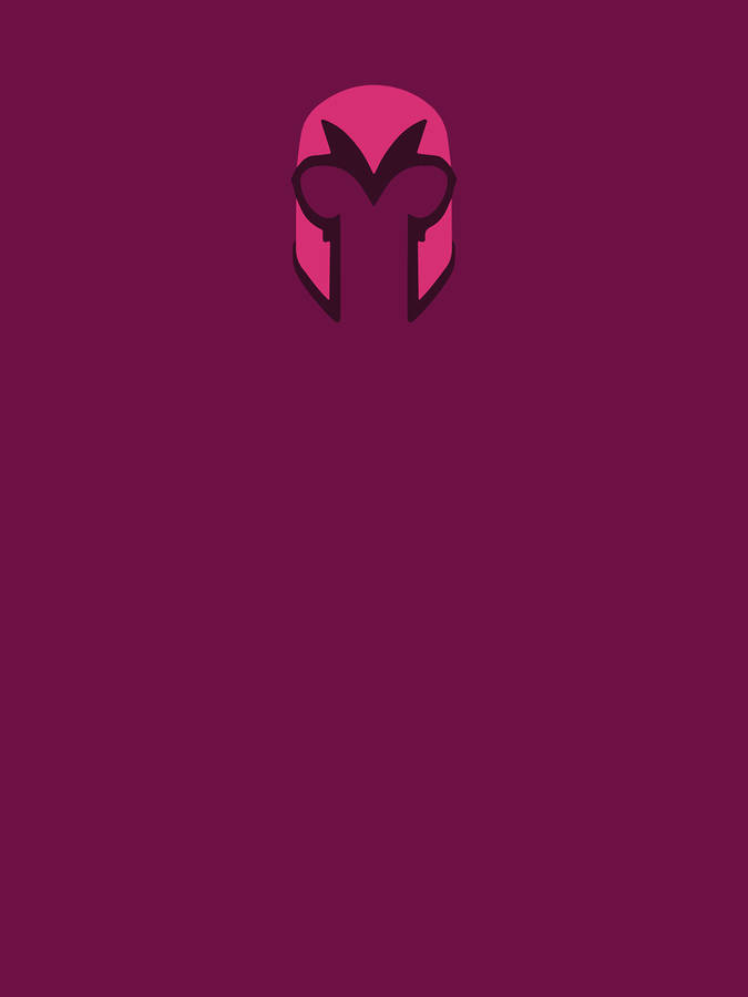 Minimalist Magneto Helmet Wallpaper
