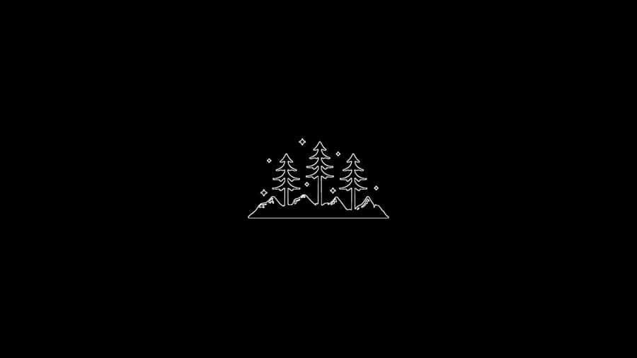 Minimalist Monochrome Design Wallpaper