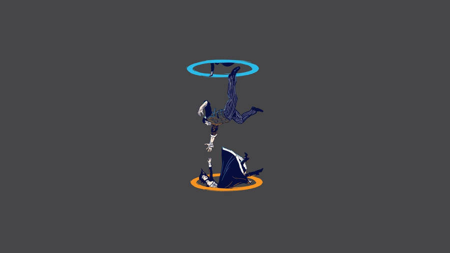 Minimalist Portal Gaming Wallpaper