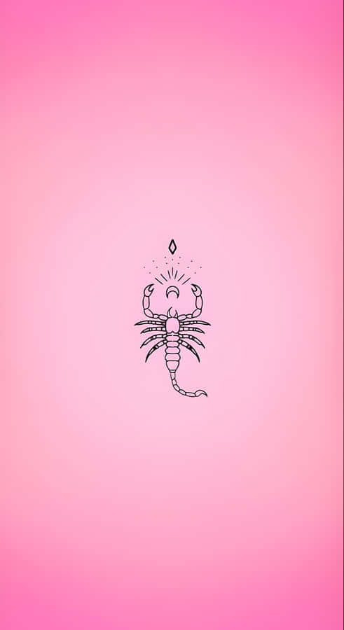 Minimalist Scorpio Tattoo Design Wallpaper