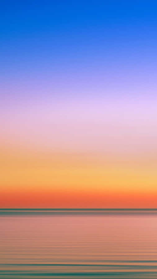 Minimalist Sky: A Serene Display Of Colors Wallpaper