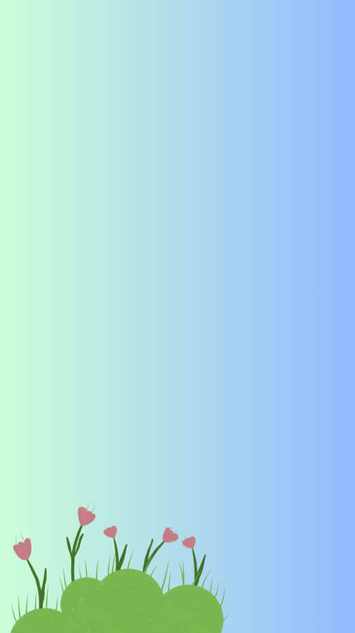 Minimalist Spring Floral Backdrop.jpg Wallpaper