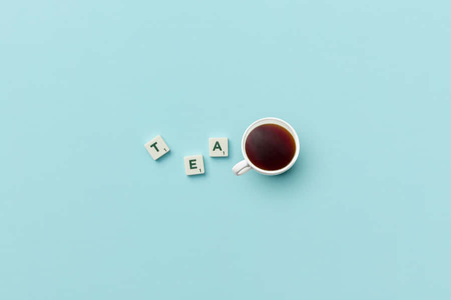 Minimalist Tea Concept Wallpaper