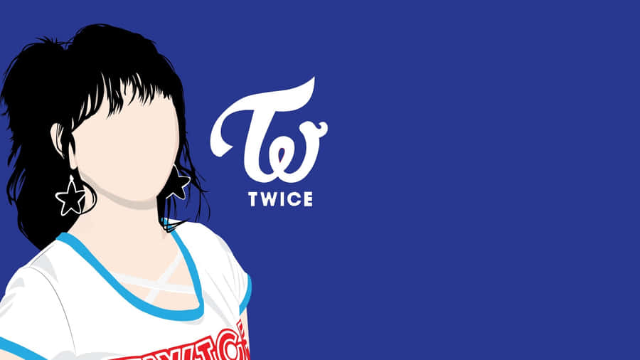 Minimalist Twice Kpop Art Wallpaper