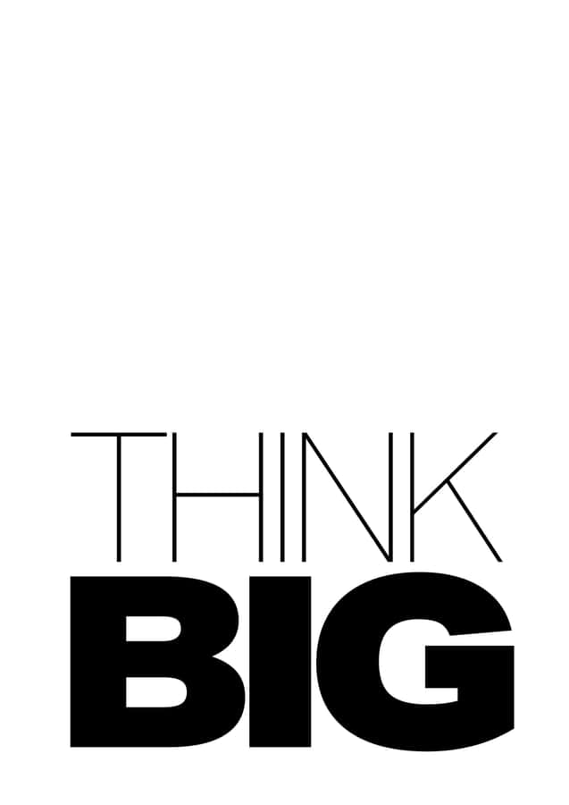 Minimalist Typography Artwork Wallpaper