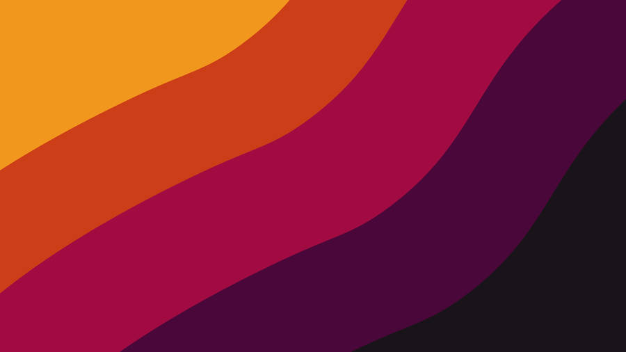 Minimalist Waves Of Color Background Wallpaper