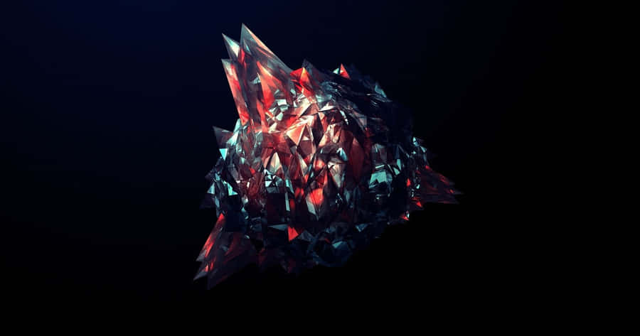 Minimalist Wolf Artwork Wallpaper