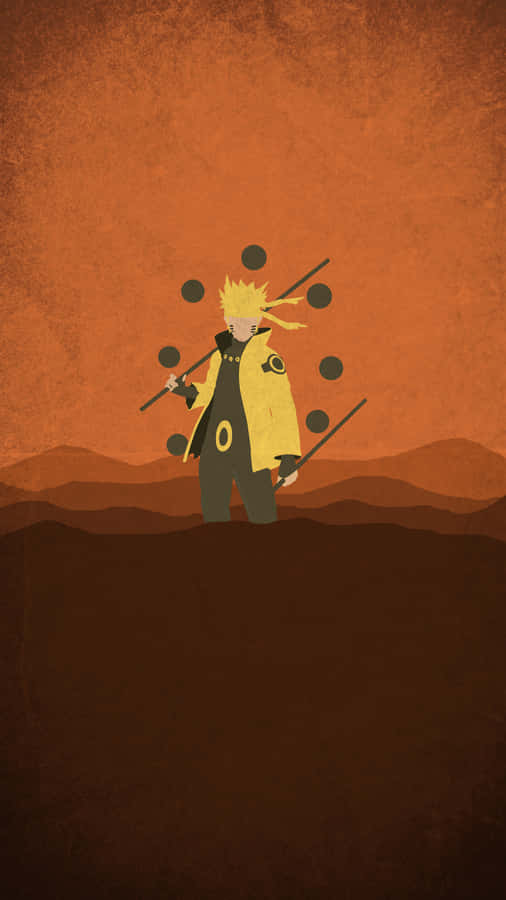 Minimalistic Art Naruto Sage Of Six Paths Wallpaper Wallpaper
