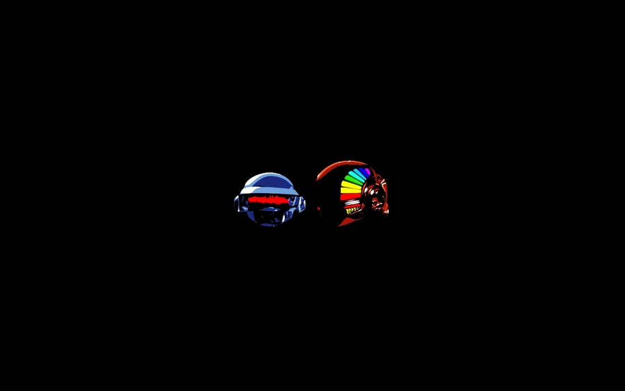 Minimalistic Daft Punk Rgb Wallpaper