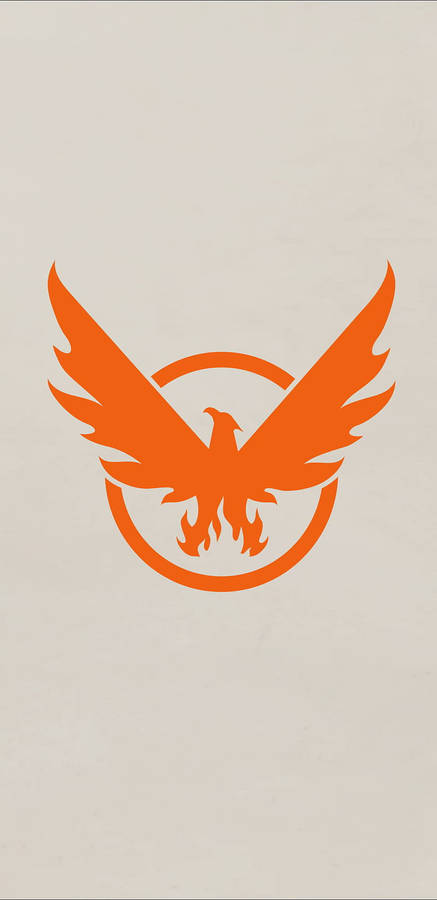 Minimalistic The Division Phone Logo Wallpaper