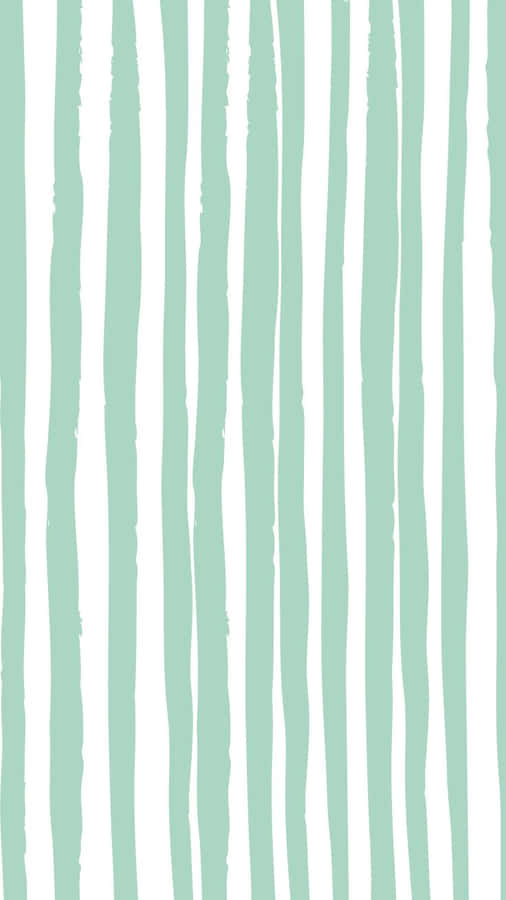 Mint Stripes Preppy Background Wallpaper