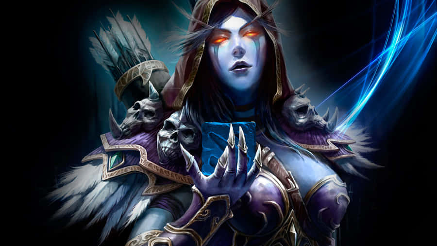 Mirana, Priestess Of The Moon In Action Wallpaper