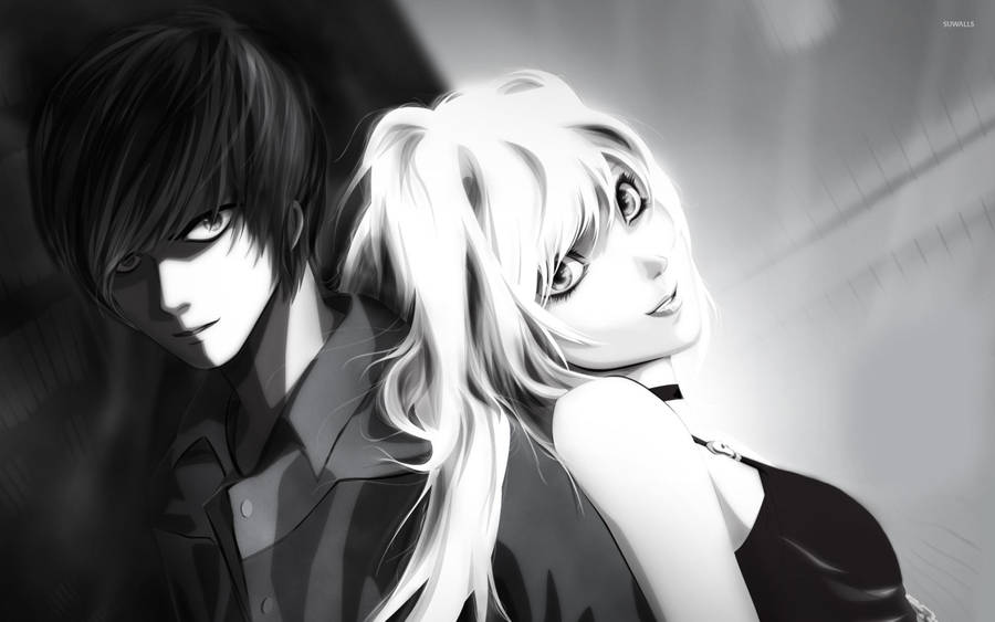 Misa Amane And Light Yagami Wallpaper